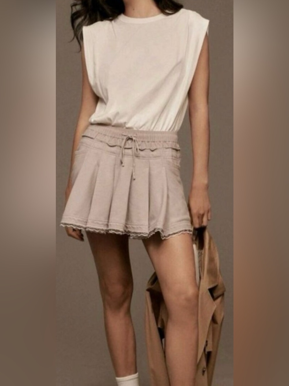 Daily Practise goal line twofer mini dress. Medium